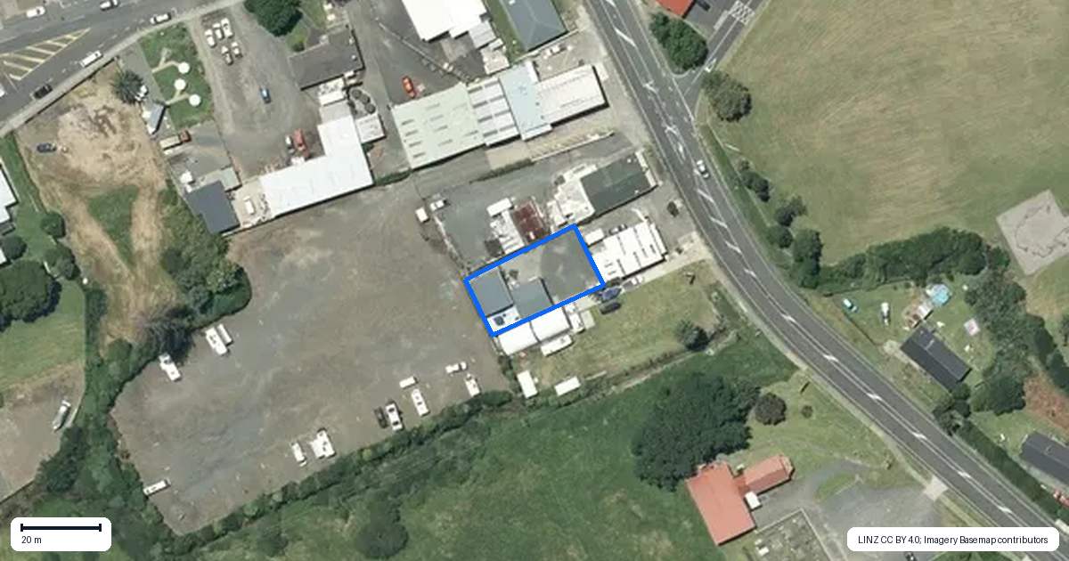 Property context map for 80 Tiki Road, Coromandel