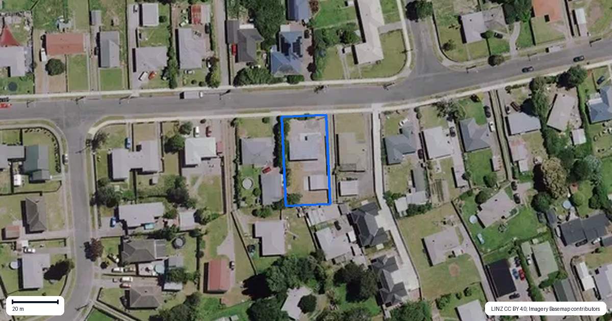 Property context map for 38 Shakespeare Avenue, Enderley, Hamilton