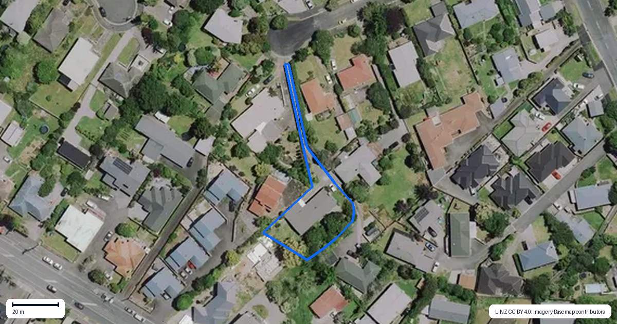 Property context map for 15 Clark Place, Hillcrest, Hamilton