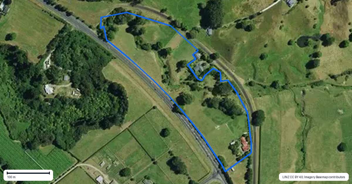 Property context map for 17 Tunakawa Road, Karapiro, Cambridge