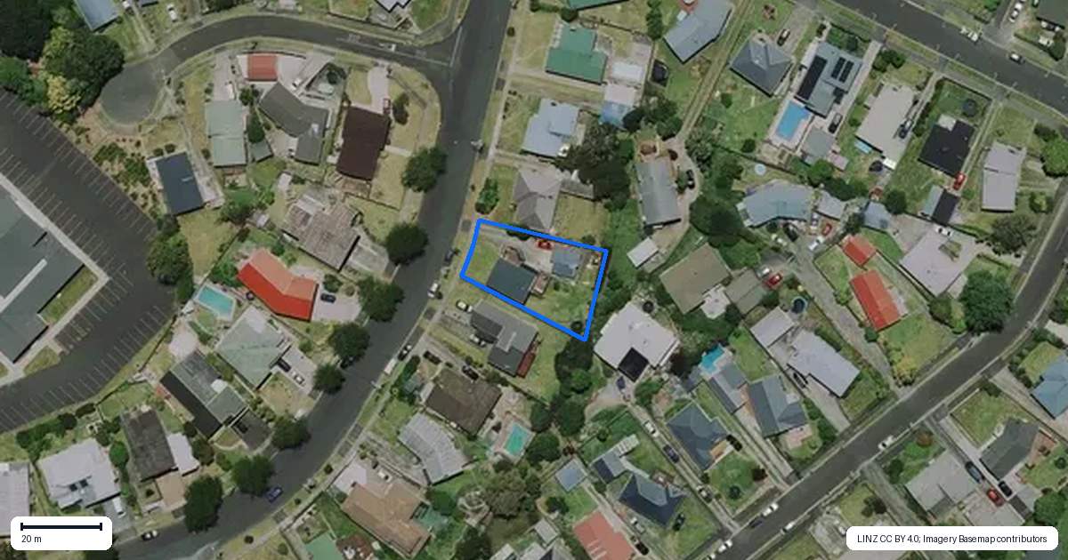 Property context map for 24 Garden Heights Avenue, Glenview, Hamilton