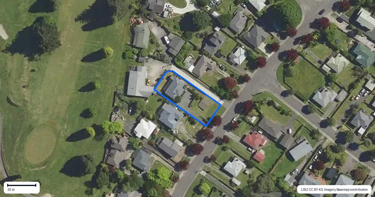 Property context map for 20 Nikau Street, Springfield, Rotorua