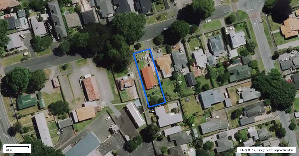Property context map for 56 Albert Street, Hamilton East, Hamilton