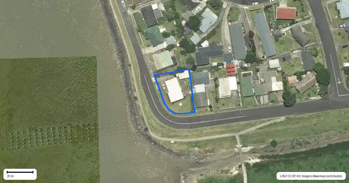 Property context map for 441 Fergusson Drive, Thames