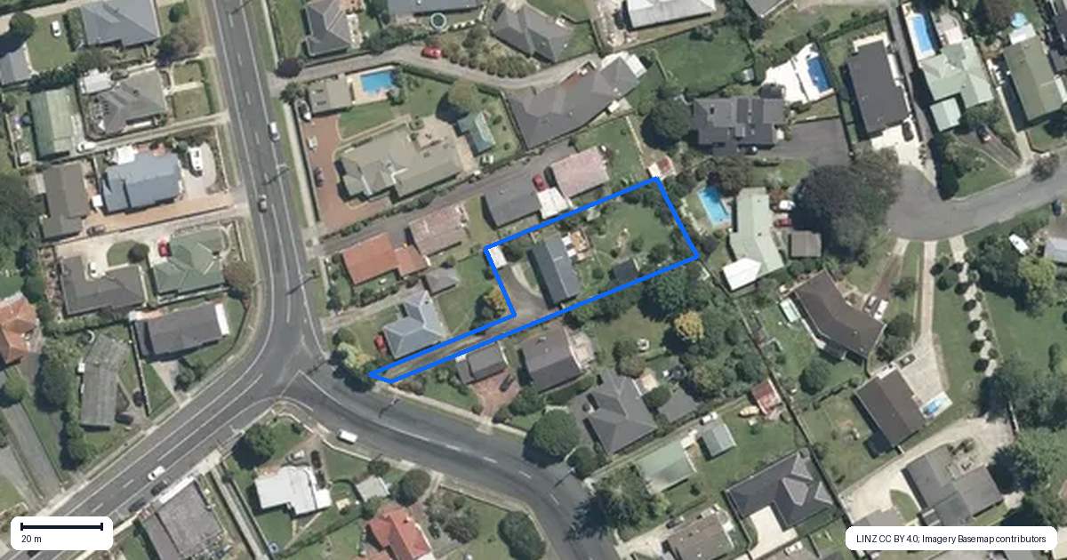 Property context map for 11 Bridgman Road, Te Awamutu