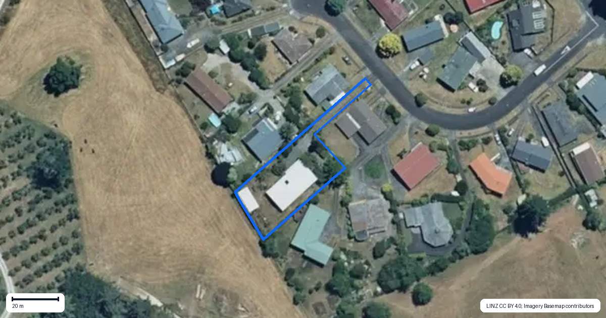 Property context map for 22 Hall Crescent, Taumarunui