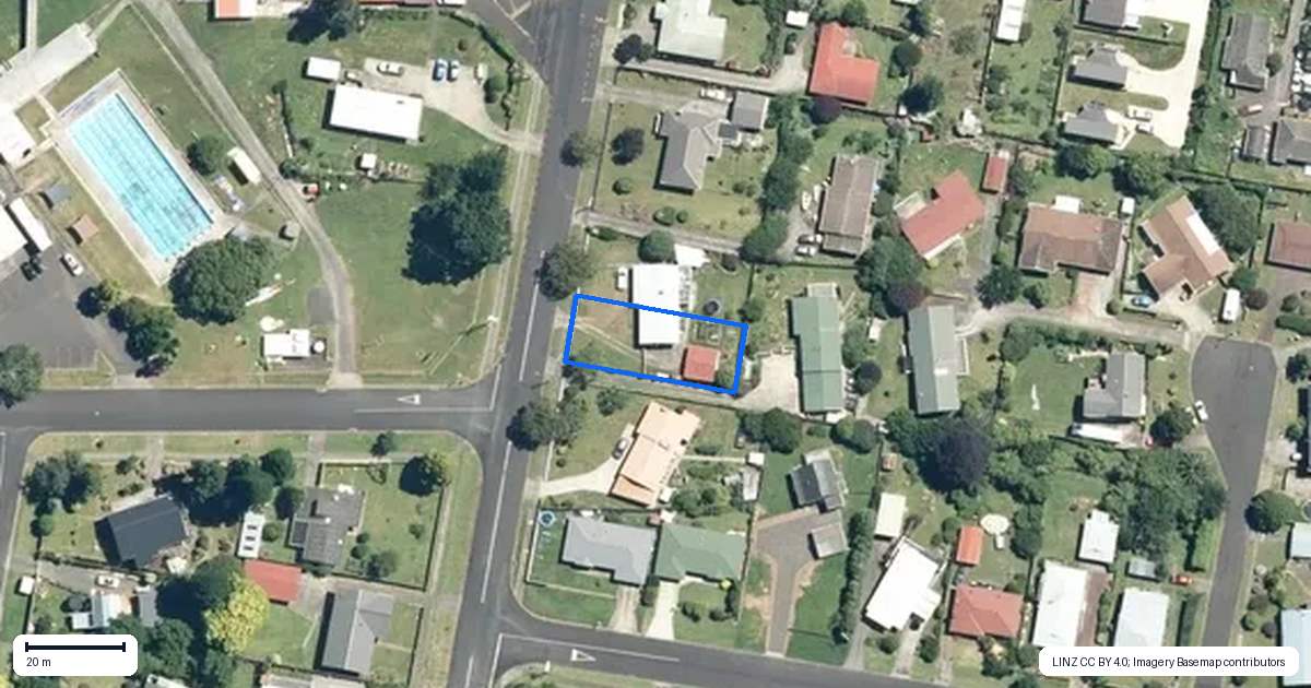 Property context map for 90 Kensington Road, Waihi