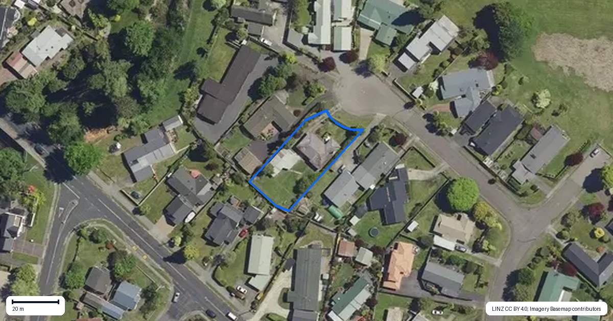 Property context map for 8 Mildred Place, Springfield, Rotorua