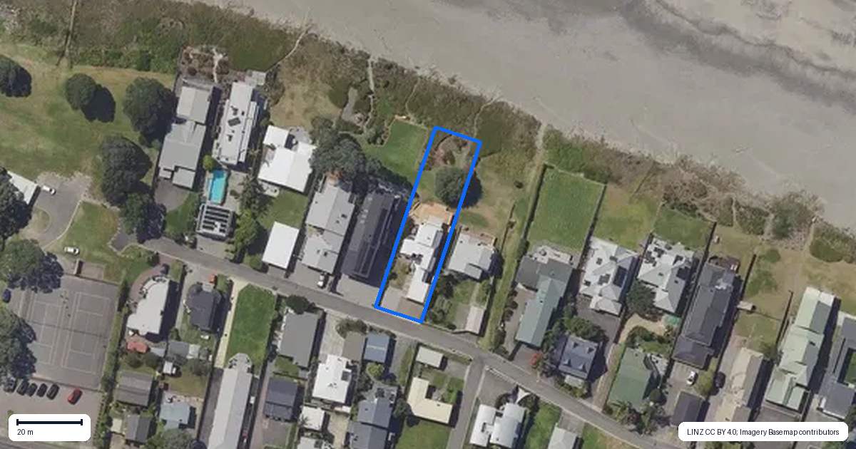 Property context map for 19 Plantation Reserve, Ohope