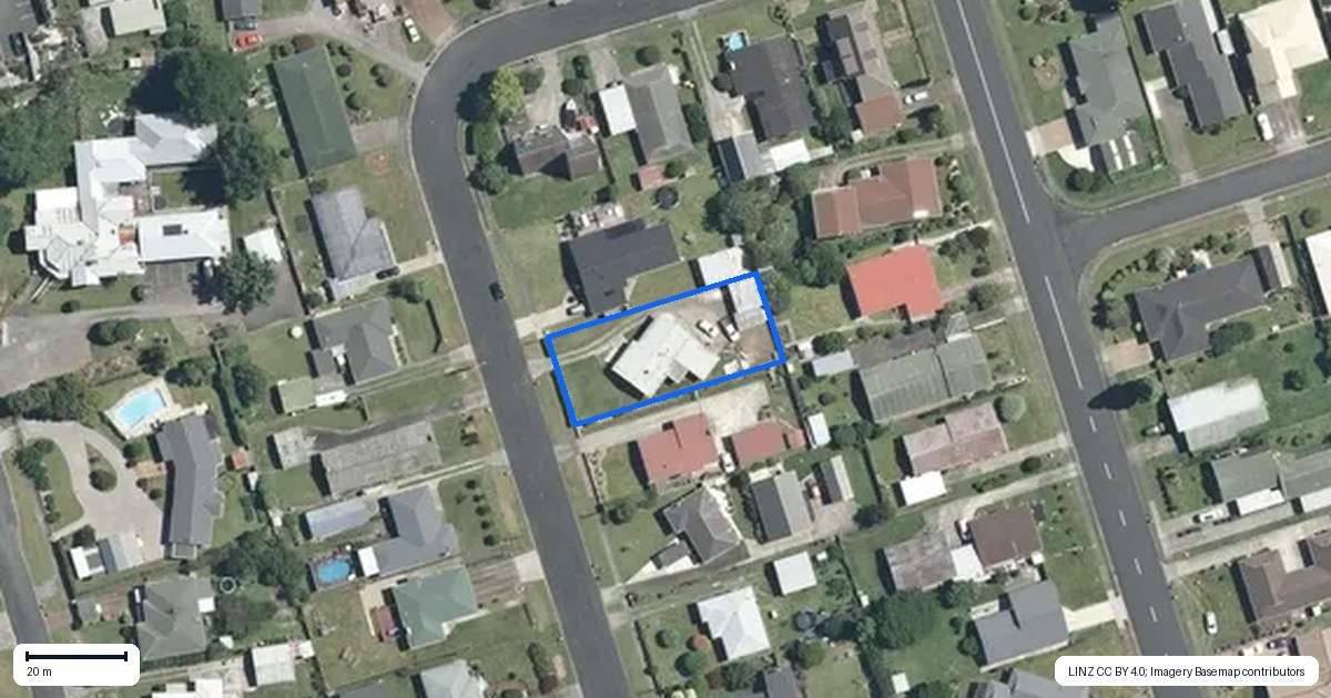 Property context map for 23 Kauri Crescent, Matamata