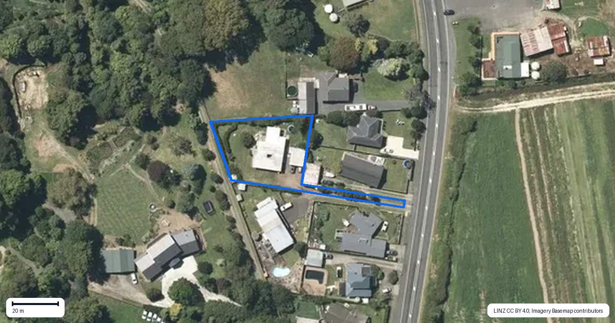 Property context map for 680A Horotiu Road, Te Kowhai, Hamilton