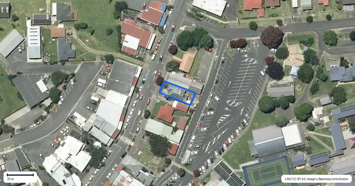 Property context map for 104 Kapanga Road, Coromandel