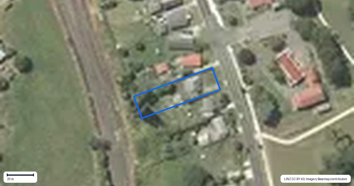 Property context map for 12 Scott Road, Te Kauwhata