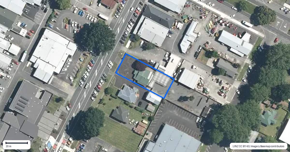 Property context map for 6 Tainui Street, Matamata