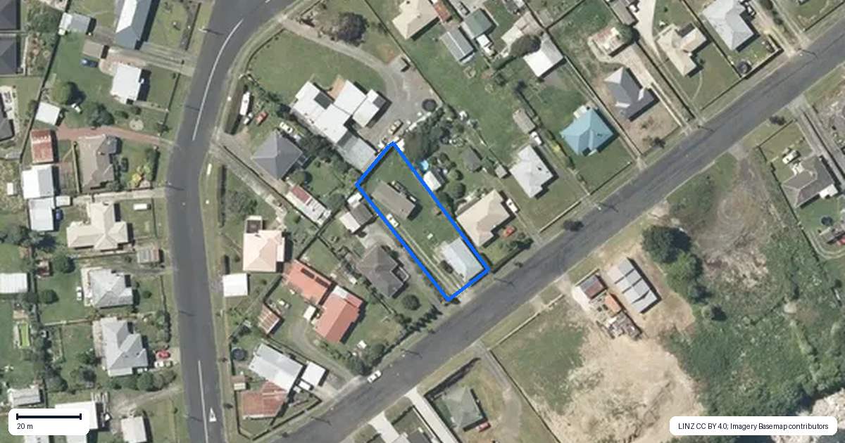 Property context map for 40 Neal Street, Putaruru