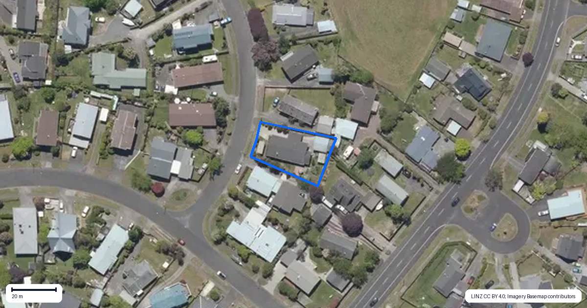 Property context map for 3 Wembley Place, Richmond Heights, Taupo