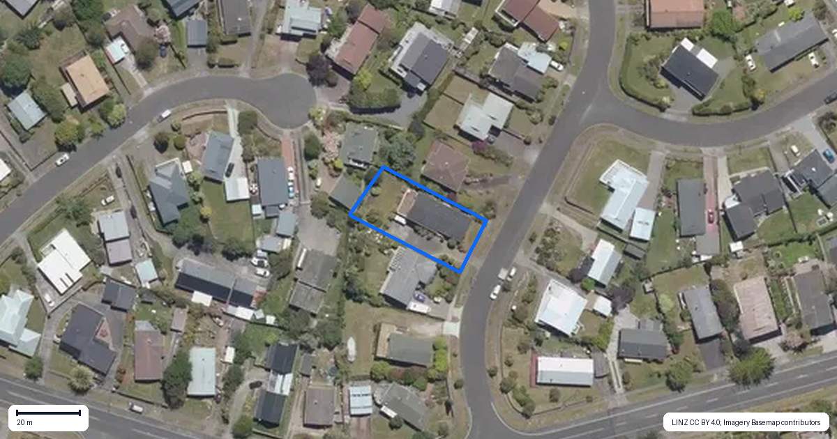 Property context map for 29 Hammersmith Street, Richmond Heights, Taupo