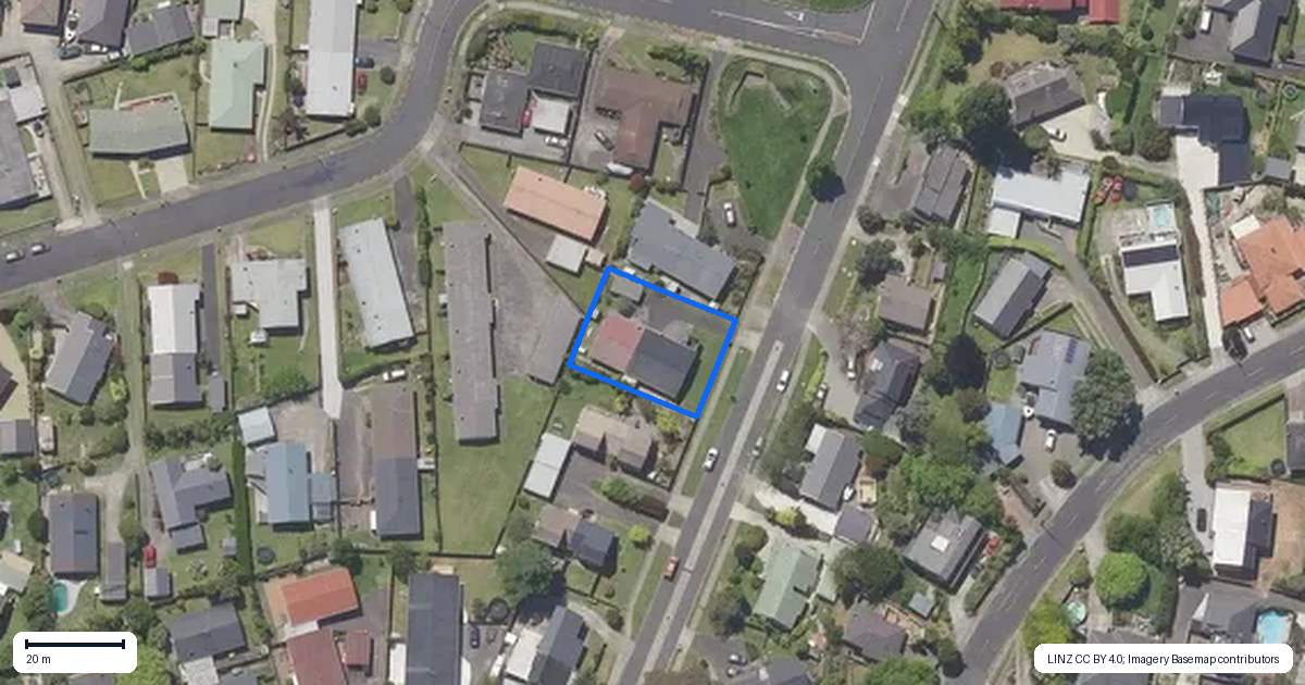 Property context map for 147 Vale Street, Otumoetai, Tauranga