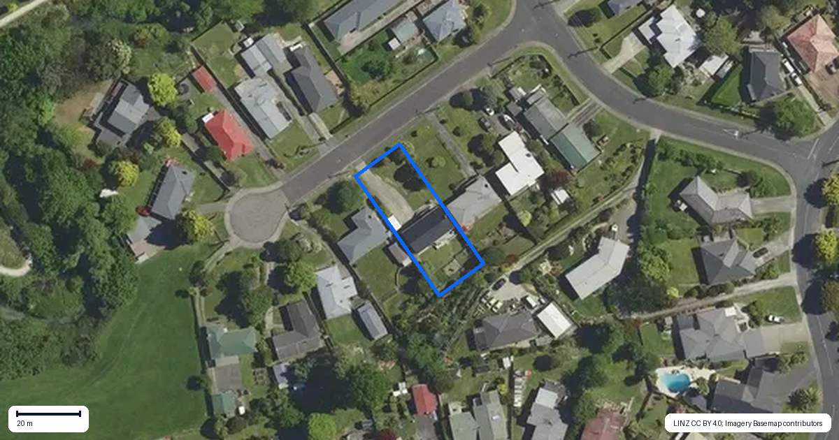Property context map for 8 Norrie Place, Hillcrest, Rotorua