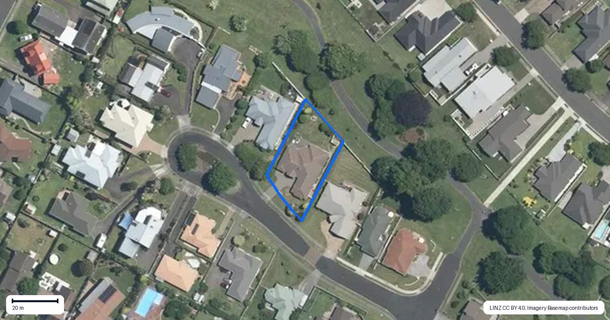 Property context map for 5 Grant Place, Matamata