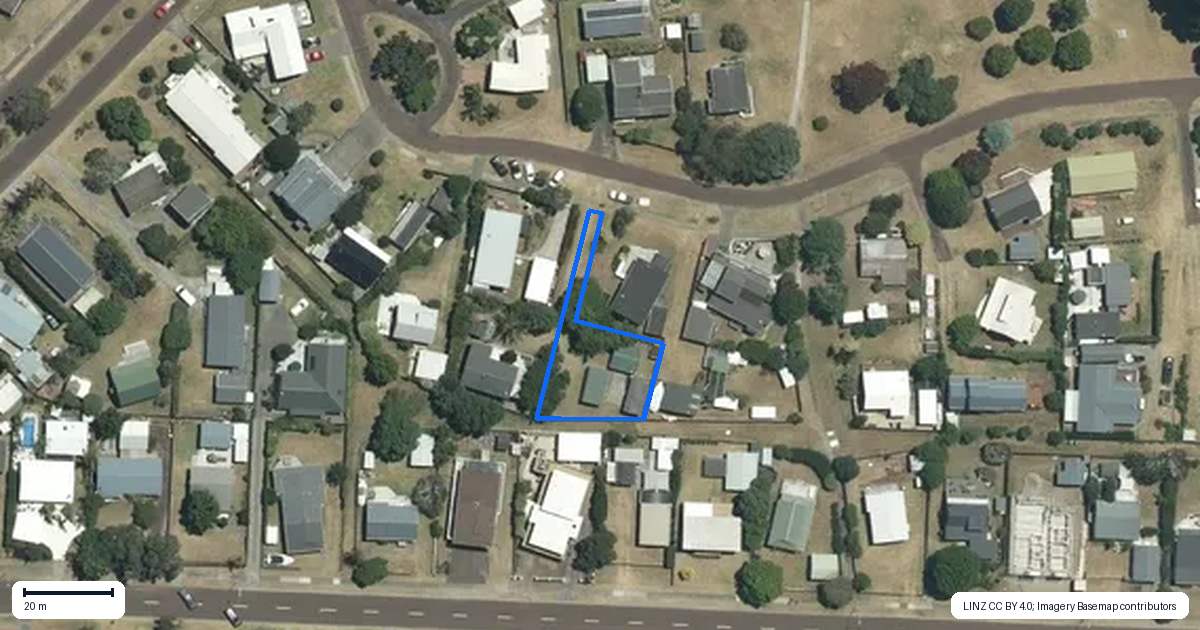 Property context map for 57 Beaumont Green, Pauanui