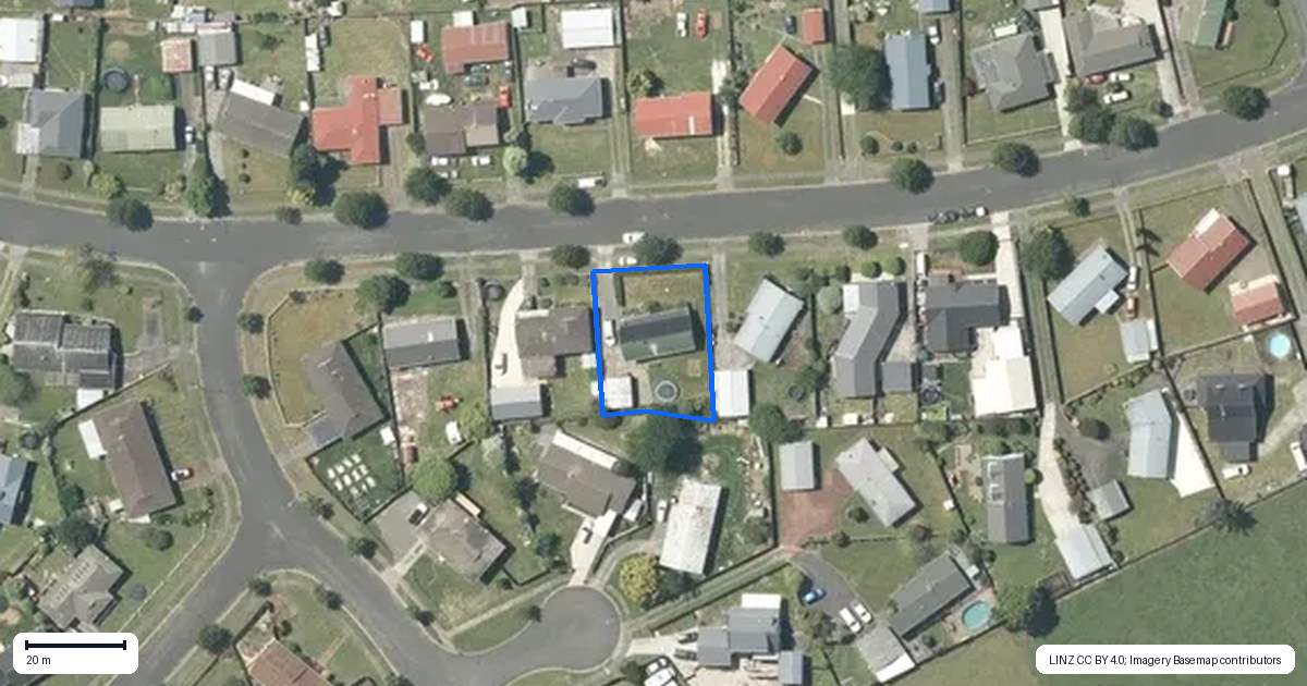 Property context map for 163 Grampian Street, Tokoroa