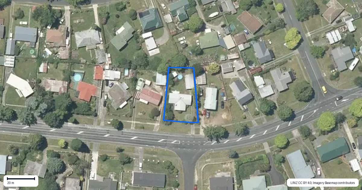Property context map for 120 Balmoral Drive, Tokoroa