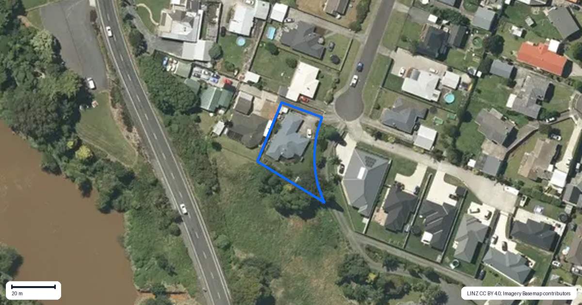 Property context map for 18A Cavan Street, Ngaruawahia