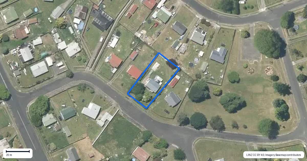 Property context map for 28 Pentland Terrace, Tokoroa