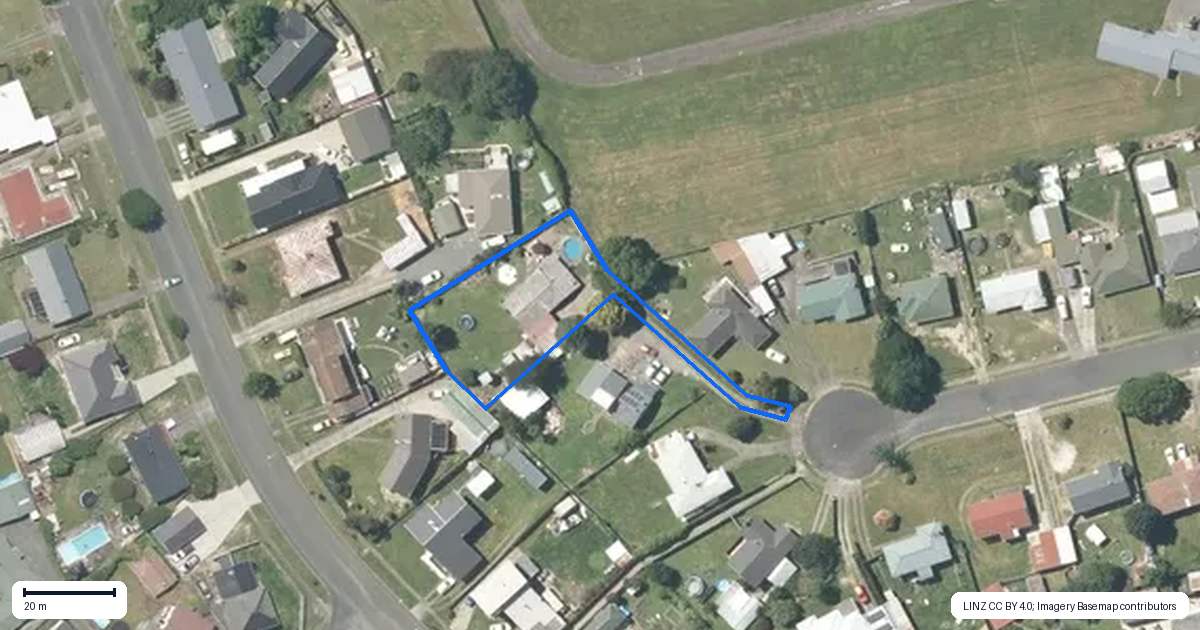 Property context map for 26 Berwick Place, Tokoroa