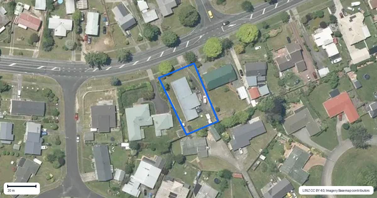 Property context map for 119 Balmoral Drive, Tokoroa