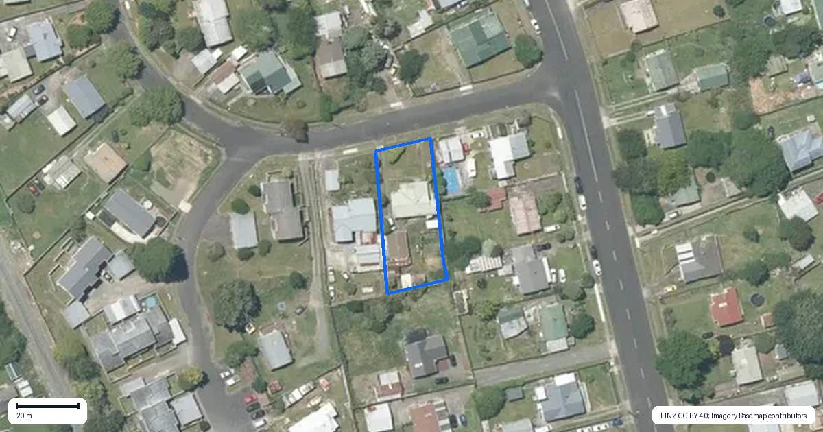 Property context map for 42 Carrington Crescent, Tokoroa