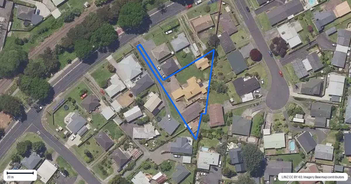 Property context map for 316 Ngatai Road, Bellevue, Tauranga