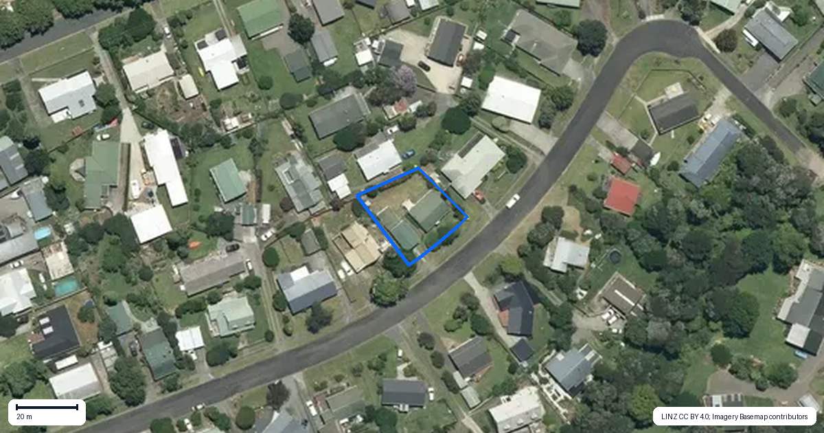 Property context map for 165 Lillis Lane, Coromandel