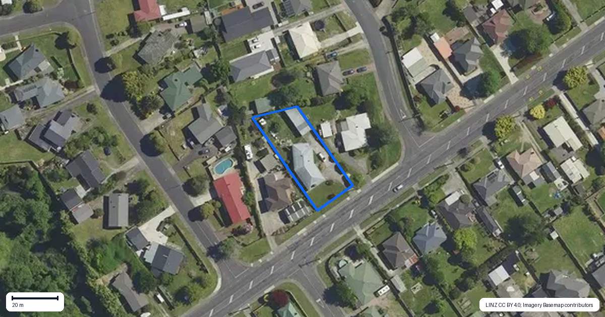 Property context map for 249 Malfroy Road, Utuhina, Rotorua