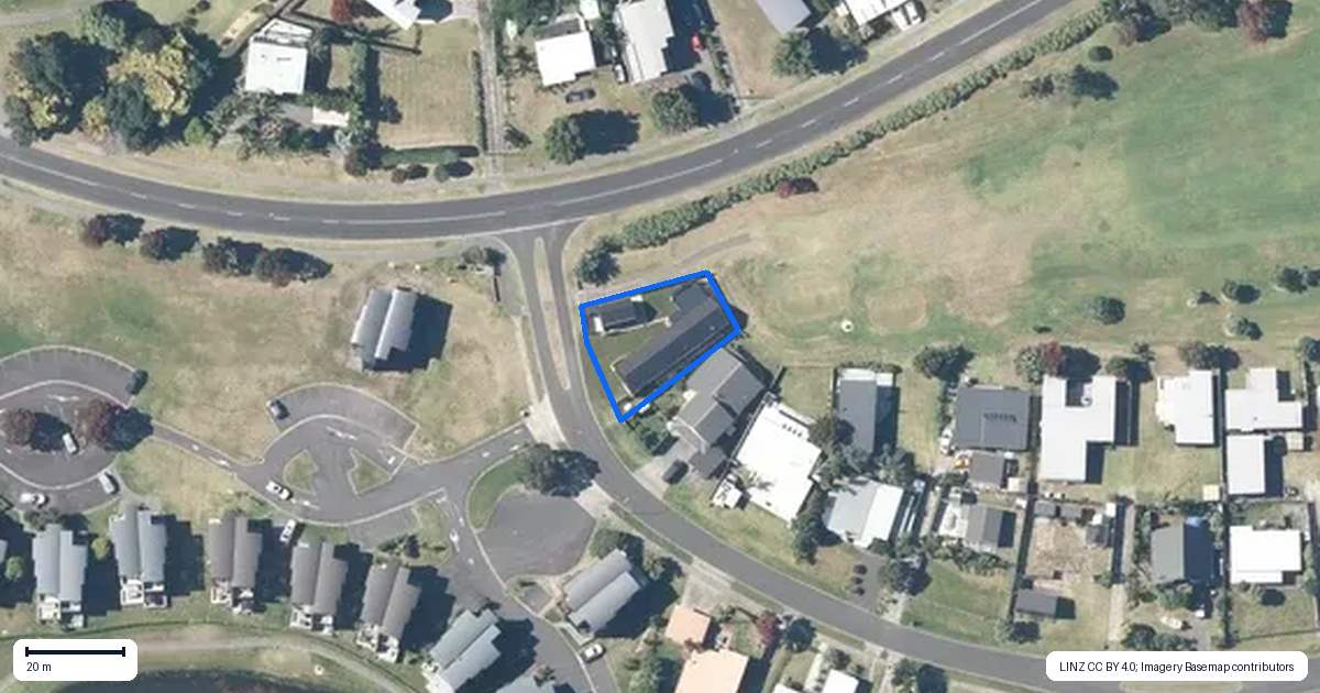 Property context map for 101 The Fairway, Matarangi, Whitianga