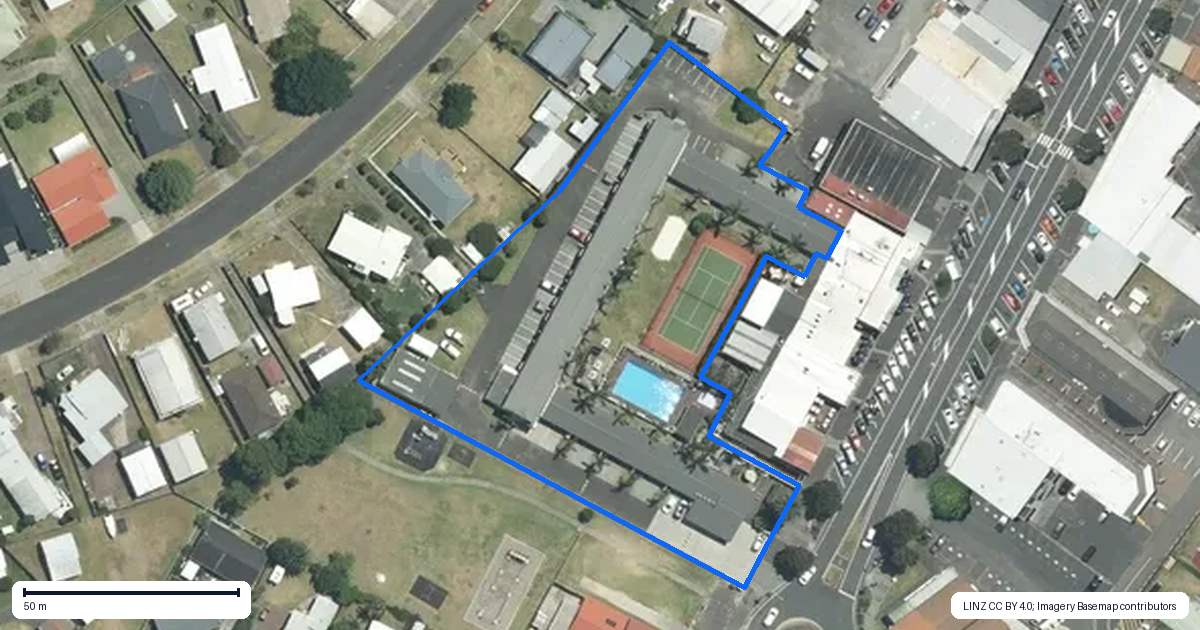 Property context map for 9/415 Port Road, Whangamata