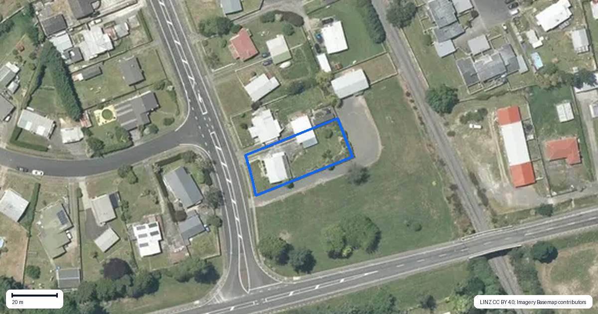 Property context map for 109 Clyde Street, Tokoroa
