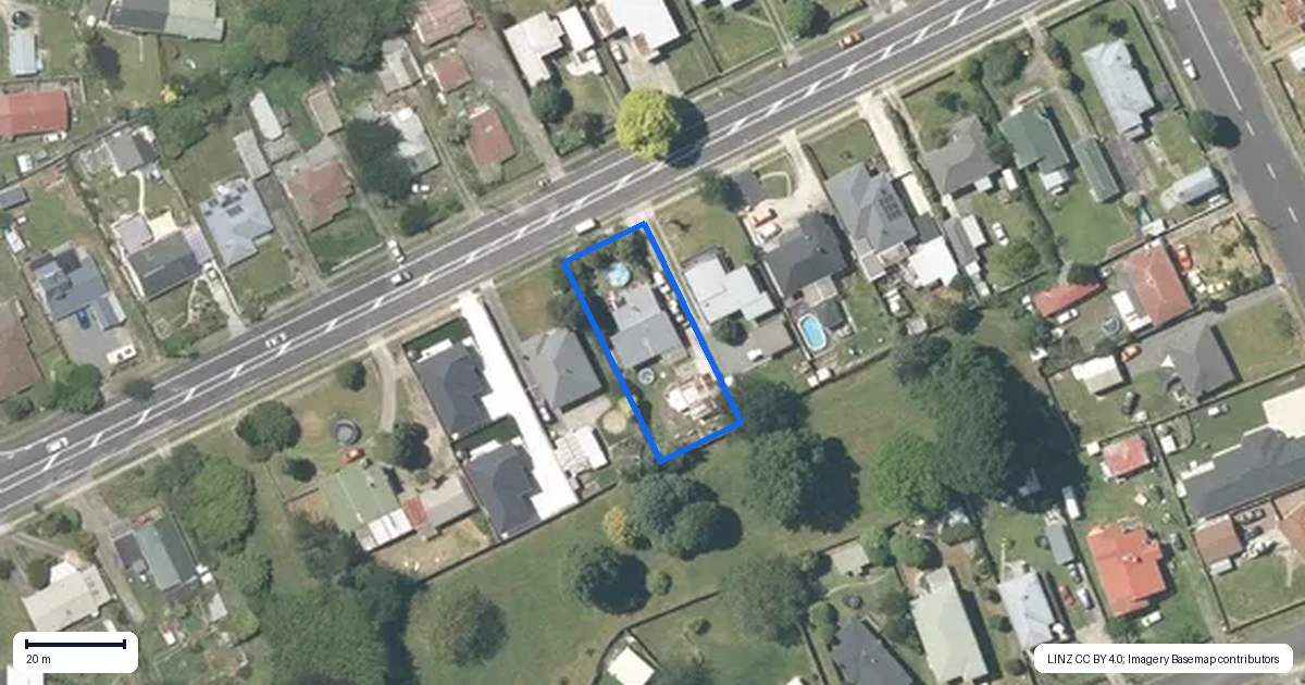 Property context map for 35 Baird Road, Tokoroa