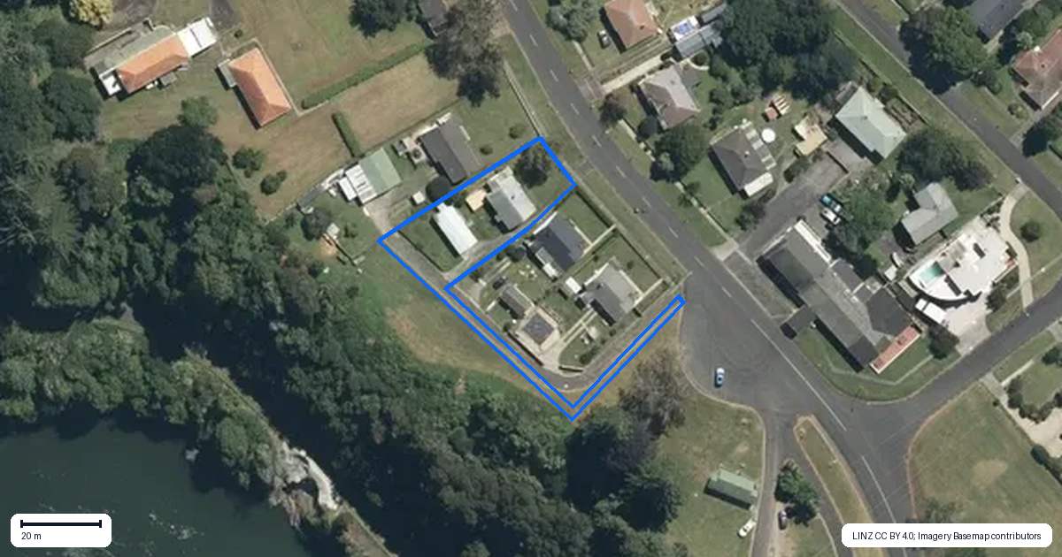 Property context map for 356 Ariki Street, Karapiro, Cambridge