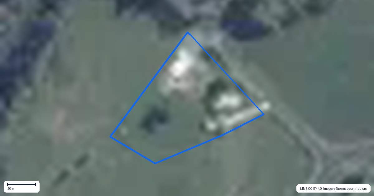 Property context map for 286 Totara Road, Ngakuru
