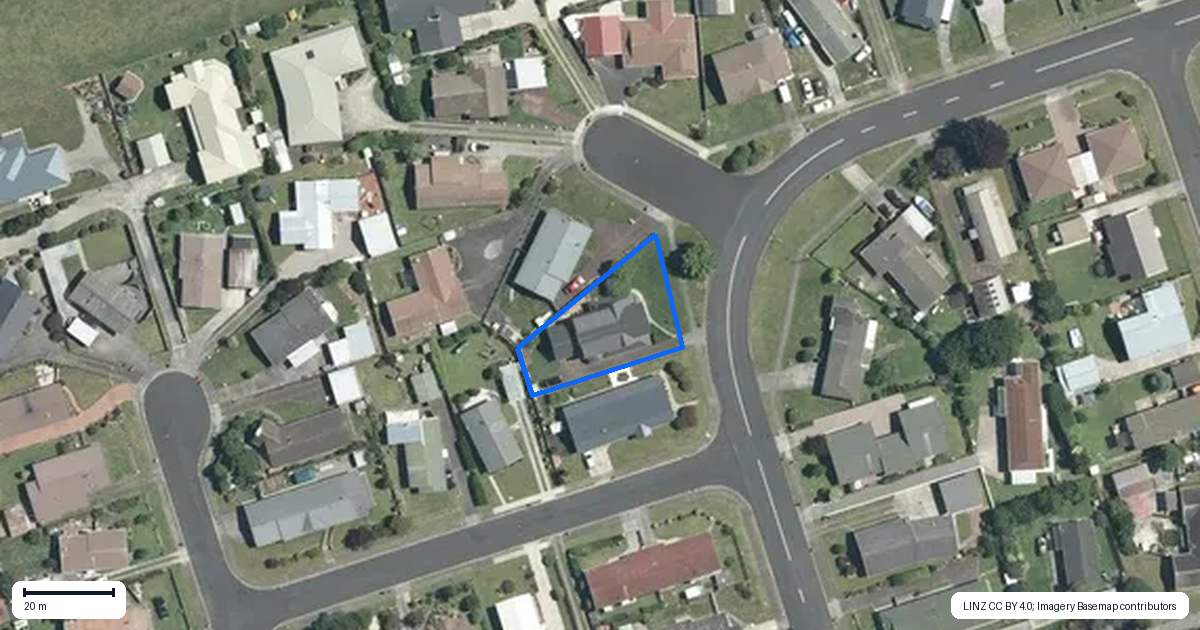 Property context map for 42 Tawari Street, Matamata