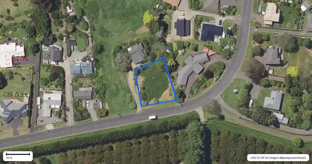 Property context map for 185 Tanners Point Road, Tanners Point, Tahawai