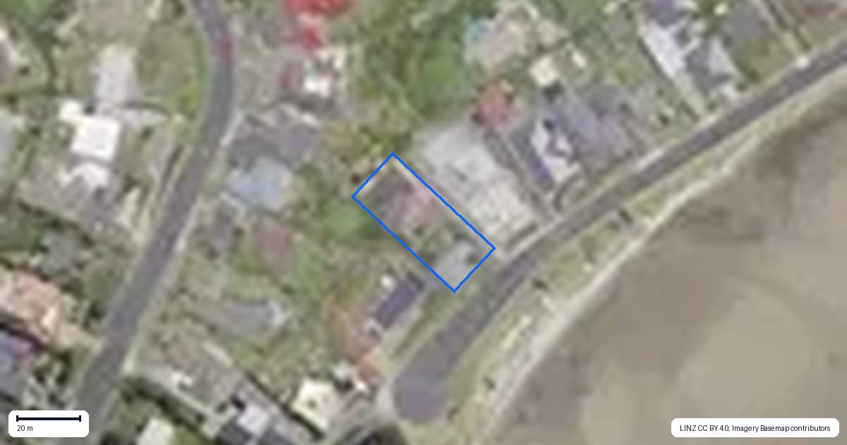 Property context map for 48 The Esplanade, Omokoroa