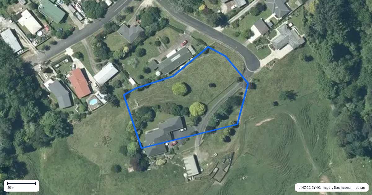 Property context map for 80 Queen Street, Te Kuiti