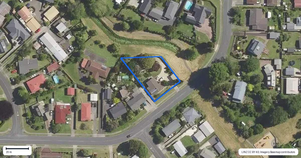 Property context map for 41 Fairview Road, Katikati