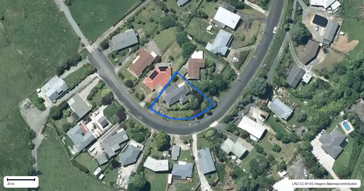 Property context map for 44 Ailsa Street, Te Kuiti