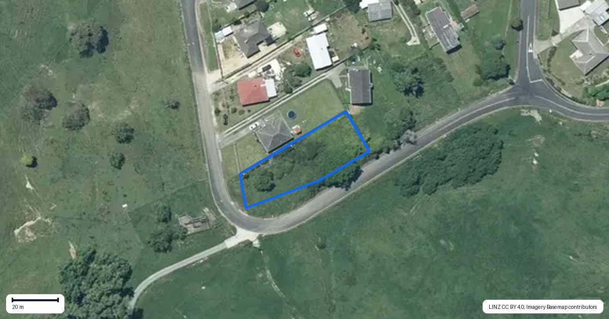 Property context map for 8 Earl Street, Te Kuiti