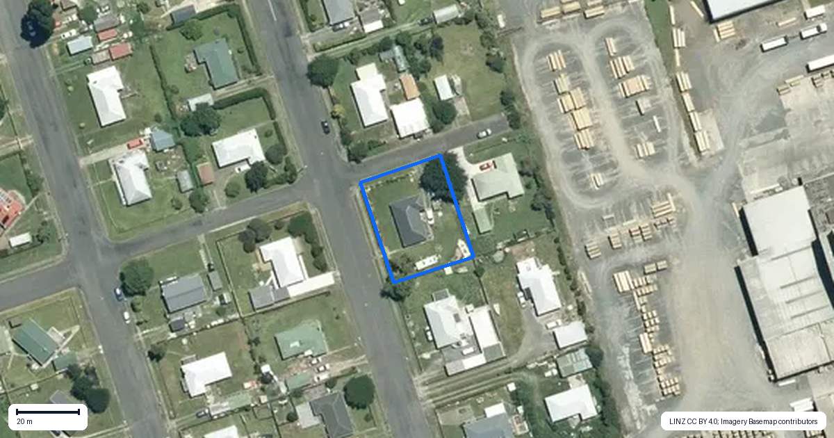 Property context map for 5 Ponui Avenue, Kerepehi, Paeroa