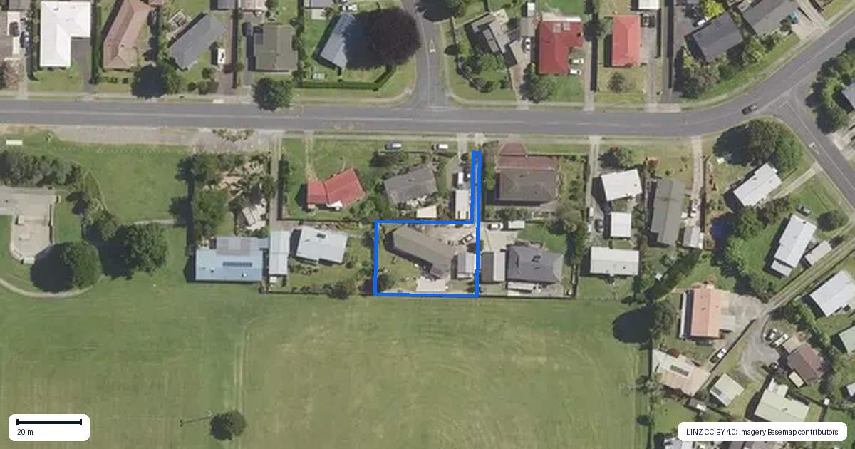 Property context map for 56 Fairview Road, Katikati